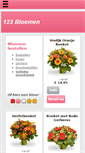 Mobile Screenshot of 123-bloemen.nl